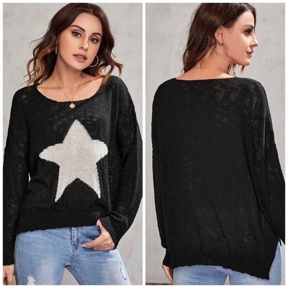 Star print sweater - Picture 3 of 5